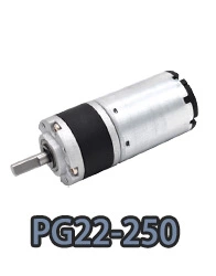 pg22-250 22 mm petit réducteur planétaire en métal moteur électrique à courant continu.webp